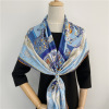 Large square scarf Mulberry Silk Scarf Female autumn and winter 126