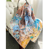 Sintra Gardens Mulberry Silk Scarf Square Scarf Shawl 105