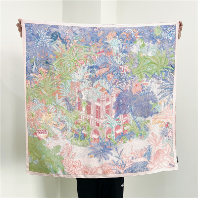 Square Scarf Spring and Autumn fashion Mulberry Silk Scarf Shawl 101
