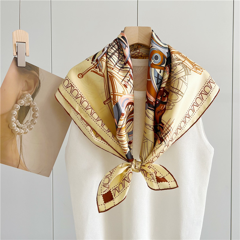 Square scarf Spring and Autumn Mulberry Silk Scarf women shawl 107