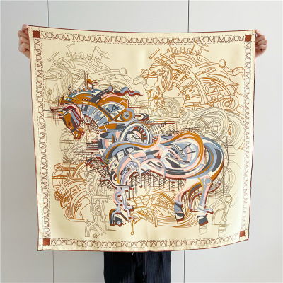 Square scarf Spring and Autumn Mulberry Silk Scarf women shawl 107
