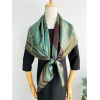 Tribal Women Satin Square Scarf Mulberry Silk Scarf Shawl 146