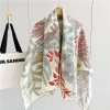 Twill Silk Female Mulberry Silk large square Scarf Shawl Dual Purpose 151