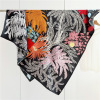 Twill Silk Female Mulberry Silk large square Scarf Shawl Dual Purpose 151