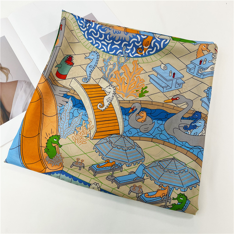 Water amusement park Mulberry Silk Women's office shawl 159