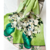 White Rose Mulberry Silk Scarf Female 111